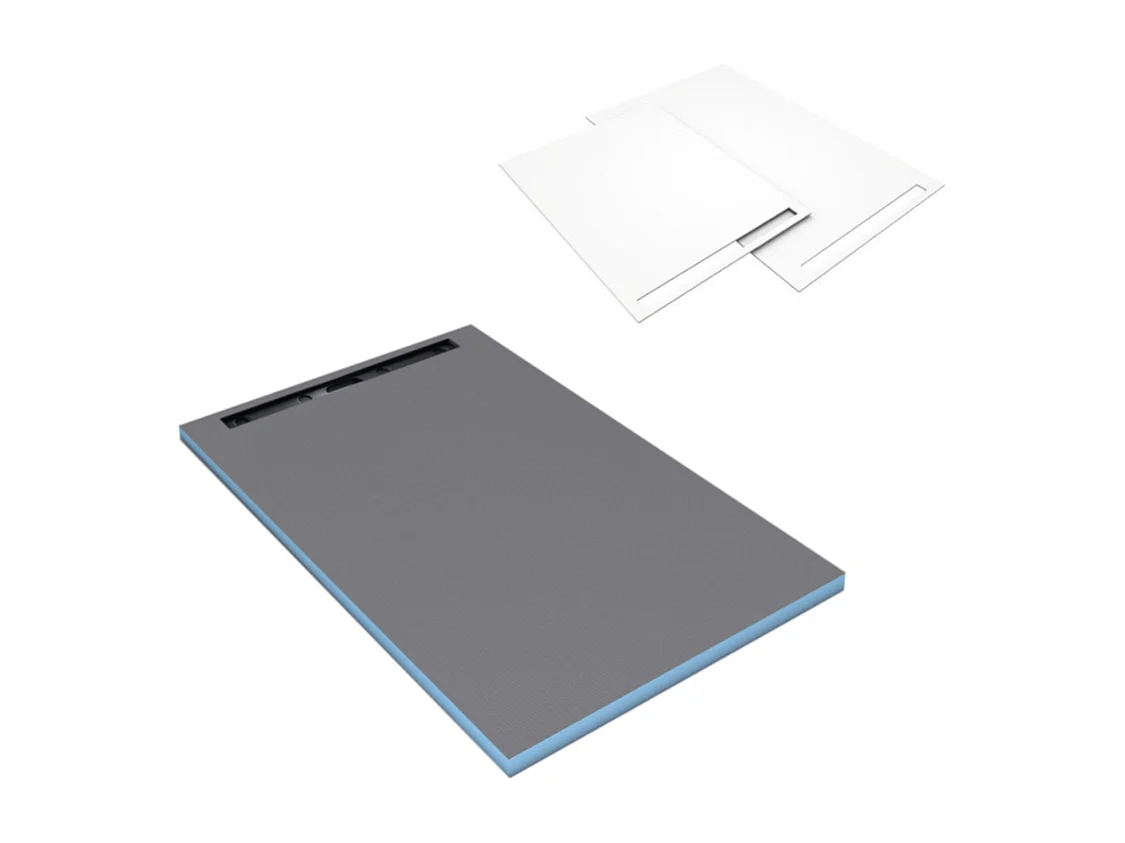 Receveur douche italienne 120 x 90 cm Wedi Fundo Top Riolito Neo - Blanc