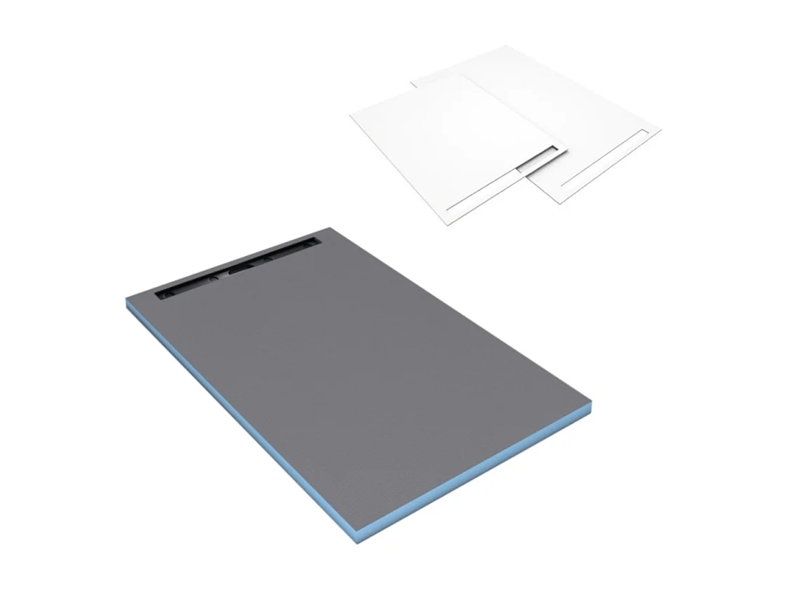 Receveur douche italienne 120 x 90 cm Wedi Fundo Top Riolito Neo - Blanc