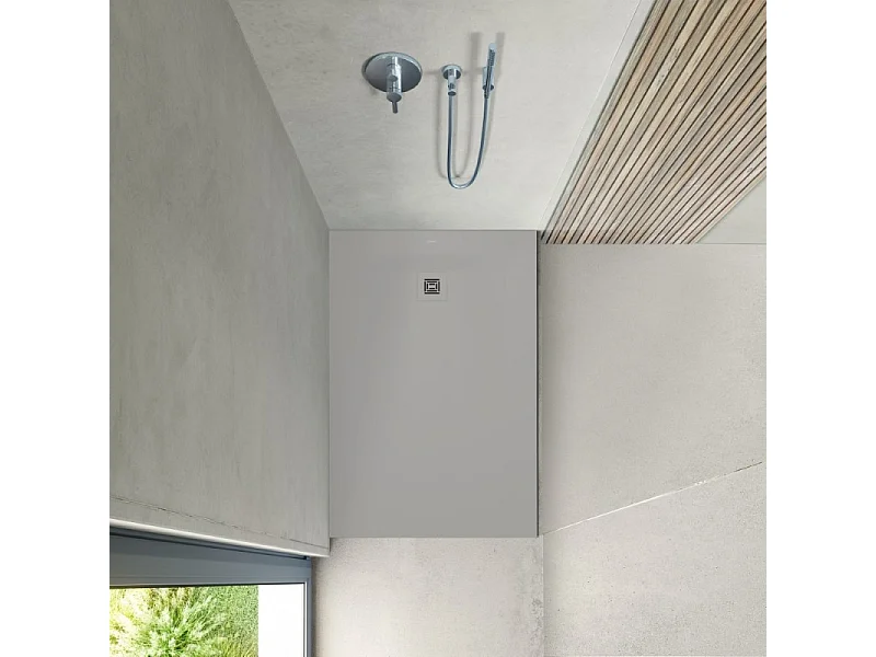 Receveur de douche 140 x 90 DURAVIT Sustano Gris