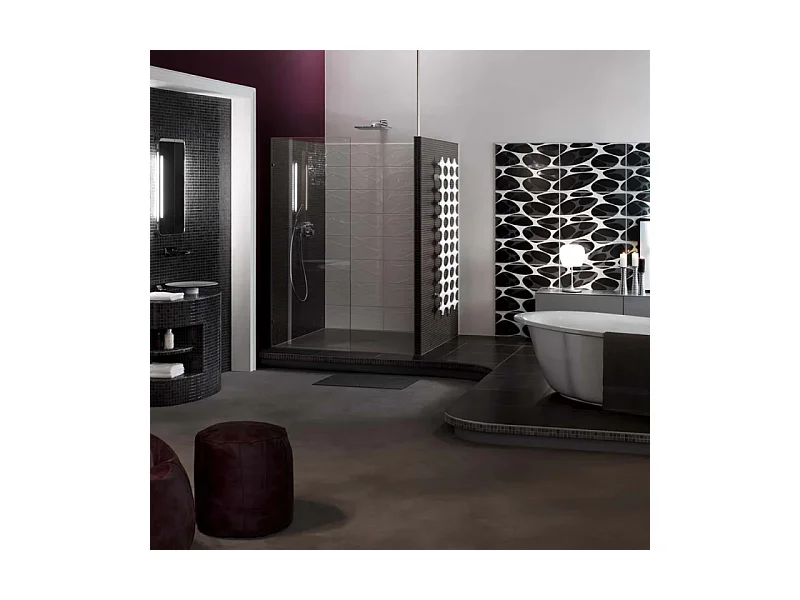 Receveur de douche à carreler 120 x 90 WEDI Fundo Primo rectangle écoulement centré + colle 320