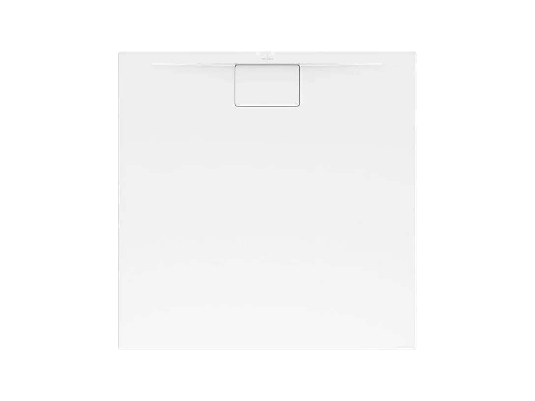 Receveur antidérapant 180 x 90 VILLEROY ET BOCH Architectura Metalrim acrylique rectangle edelweiss