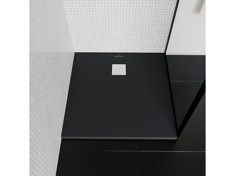 Receveur découpable 90 X 90 VILLEROY ET BOCH Exclusive carre anthracite