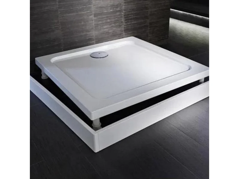 Receveur douche antidérapant JACOB DELAFON Flight carré extra-plat 80 x 80
