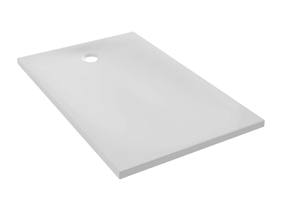 JACOB DELAFON Receveur 120 x 80 Brive à poser acrylique rectangle blanc