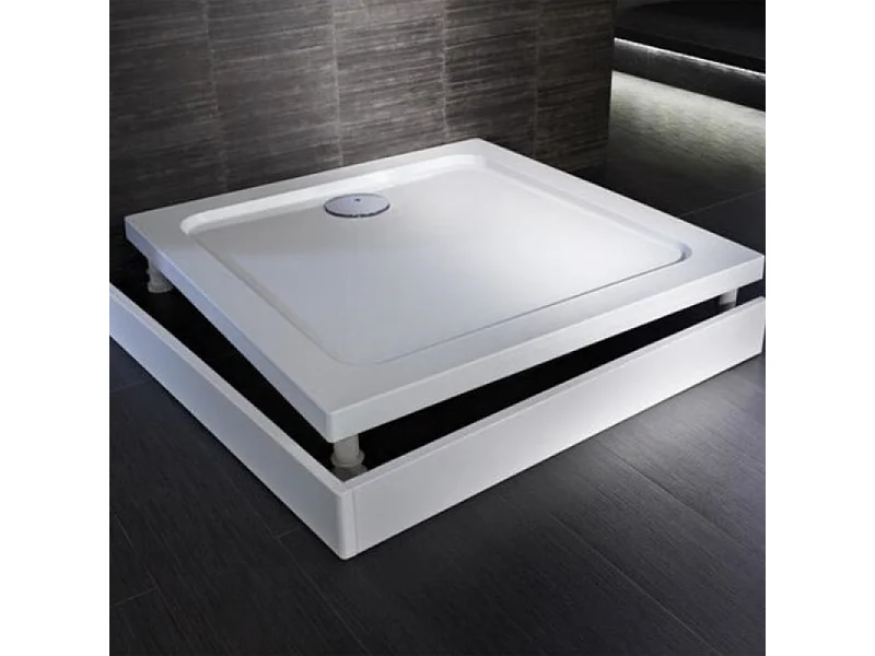 Receveur de douche extra-plat 80 x 80 cm JACOB DELAFON Flight Blanc