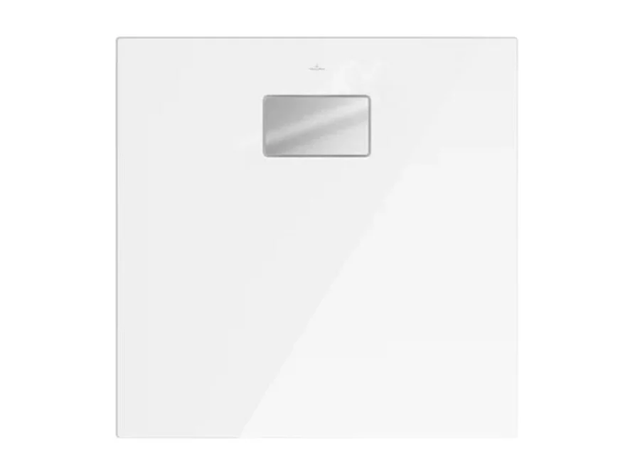 Receveur de douche zéro ressaut 90 x 90 VILLEROY ET BOCH Le Valence céramique avec cache bonde