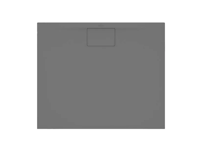 Receveur antidérapant 80 x 80 VILLEROY ET BOCH Architectura Metalrim acrylique carré gris anthracite