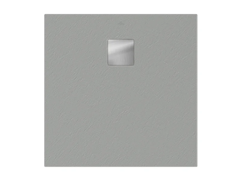 Receveur 100 x 100 VILLEROY ET BOCH Planeo acrylique carré nature gris