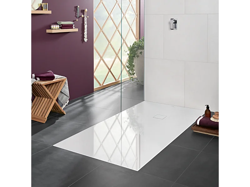 Receveur 160 x 90 VILLEROY ET BOCH Planeo acrylique rectangle blanc