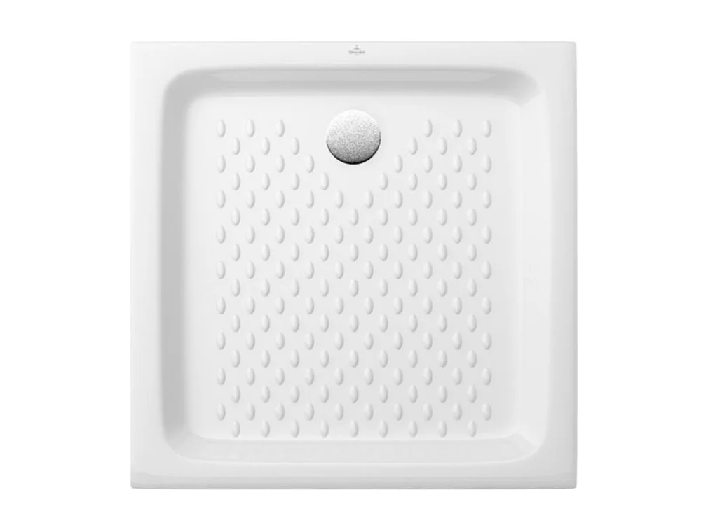 Receveur 80 x 80 VILLEROY ET BOCH O Novo ceramique carré blanc