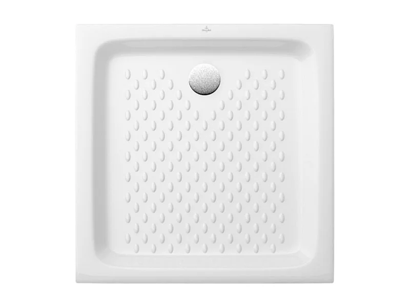 Receveur 80 x 80 VILLEROY ET BOCH O Novo ceramique carré blanc