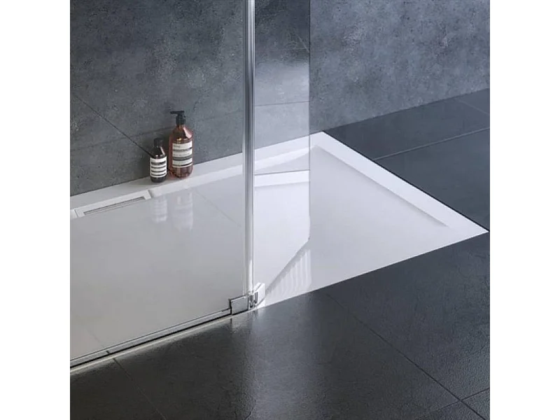 Receveur de douche 80 x 80 JACOB DELAFON Flight Pure carré blanc