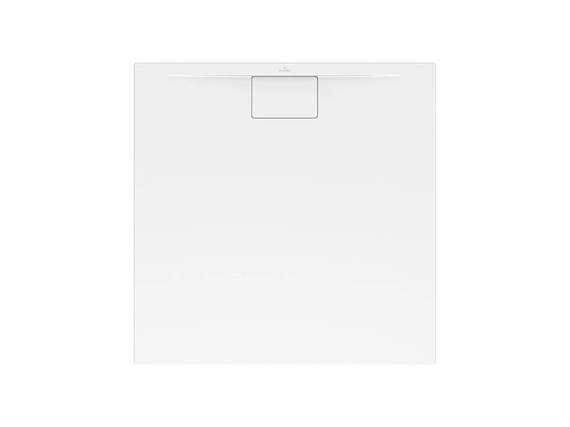 Receveur antidérapant 100 x 80 VILLEROY ET BOCH Architectura Metalrim acrylique rectangle edelweiss