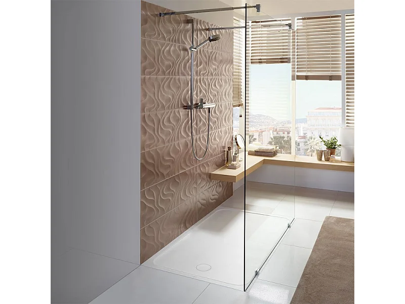 Receveur de douche antidérapant 90 x 90 VILLEROY ET BOCH Lifetime Plus Cerasoft céramique blanc