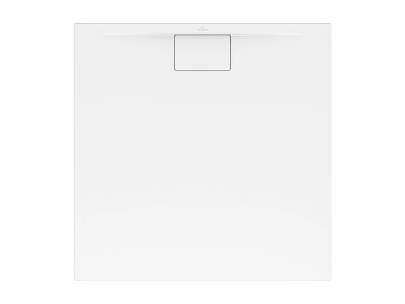 Receveur antidérapant 160 x 90 x 4,8 VILLEROY ET BOCH Architectura Metalrim acrylique rectangle edelweiss