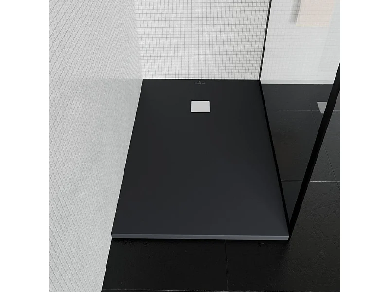 Receveur découpable 160 X 80 VILLEROY ET BOCH Exclusive rectangle anthracite
