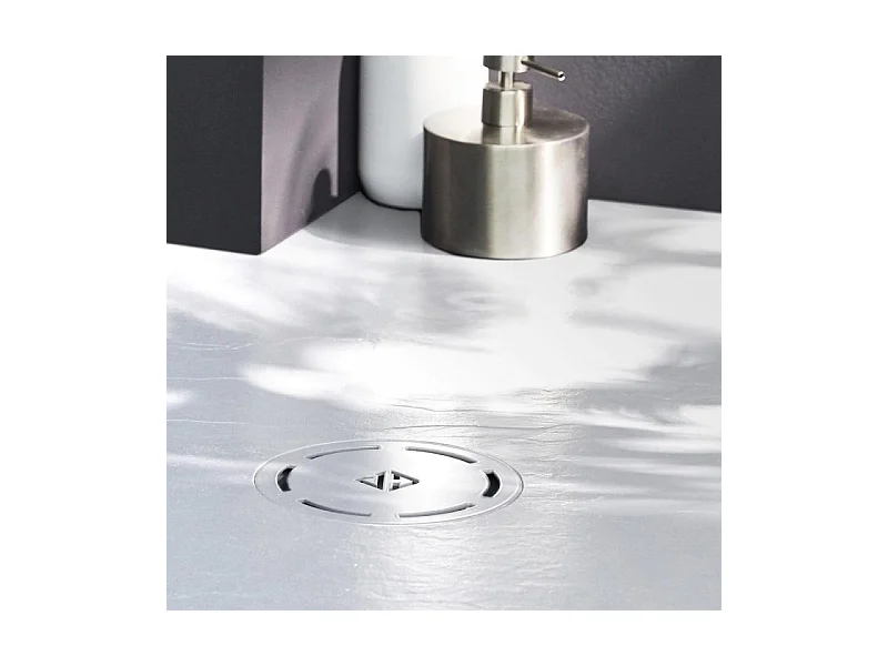 Receveur de douche 120 x 80 JACOB DELAFON Singulier neoroc rectangle blanc + bonde