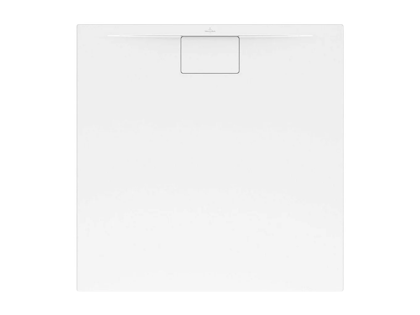 Receveur antidérapant 160 x 90 VILLEROY ET BOCH Architectura Metalrim acrylique rectangle gris