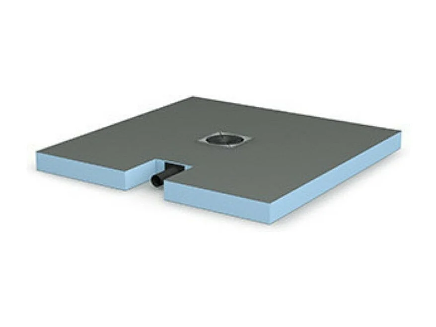 Receveur de douche à carreler 120 x 120 WEDI Fundo Plano + bonde intégrée