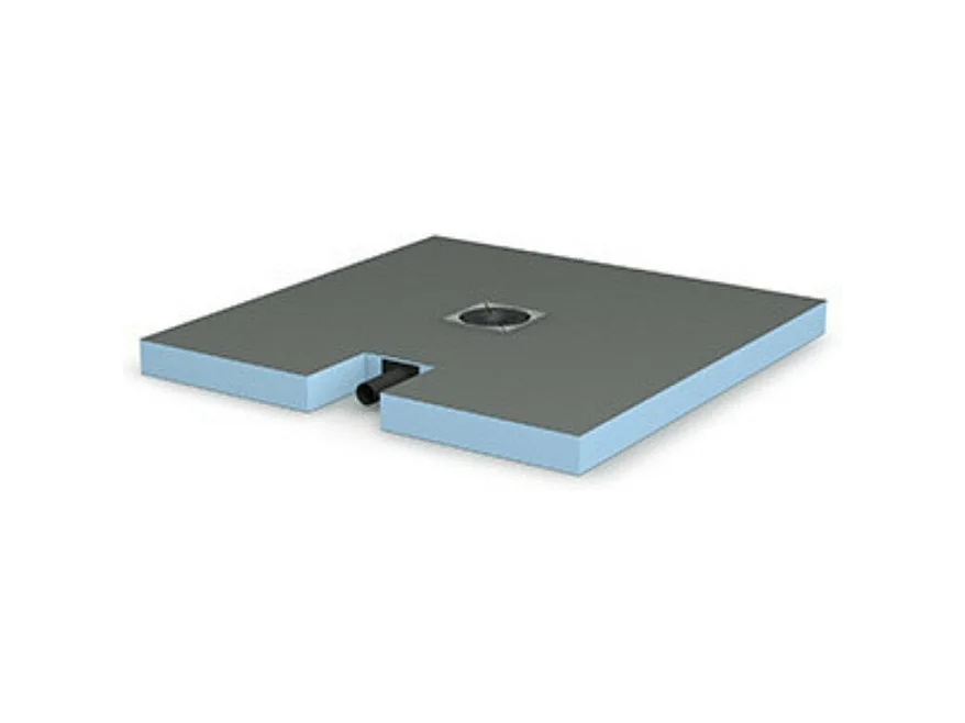Receveur de douche à carreler 120 x 120 WEDI Fundo Plano + bonde intégrée