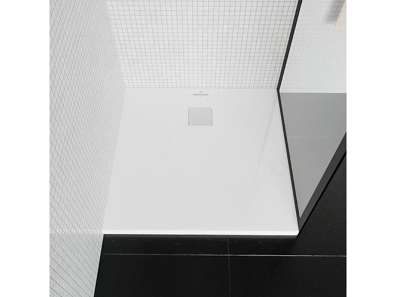 Receveur découpable 90 X 90 VILLEROY ET BOCH Exclusive carre blanc