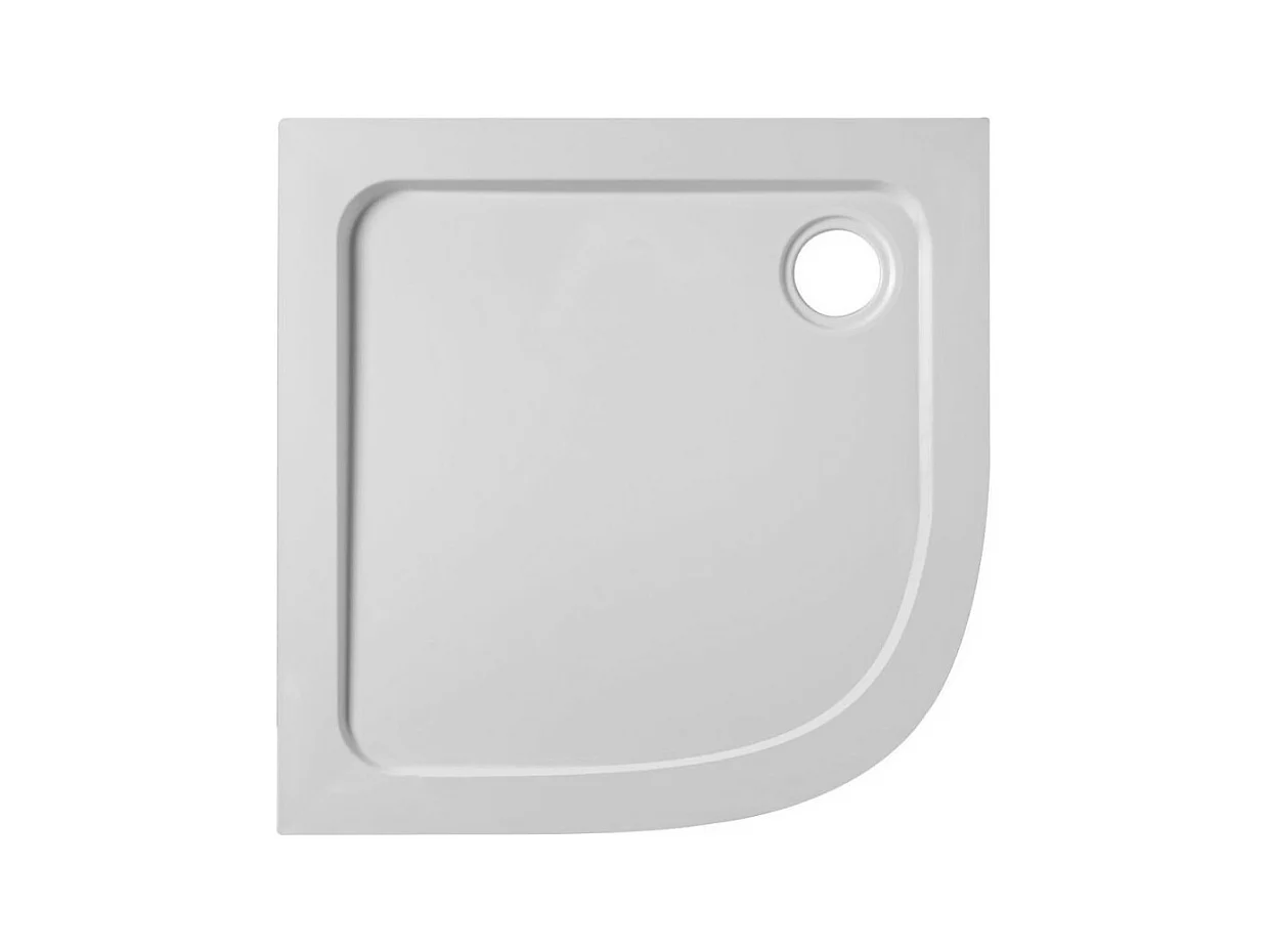 Receveur douche antidérapant JACOB DELAFON Flight, quart de rond 90 x 90 cm