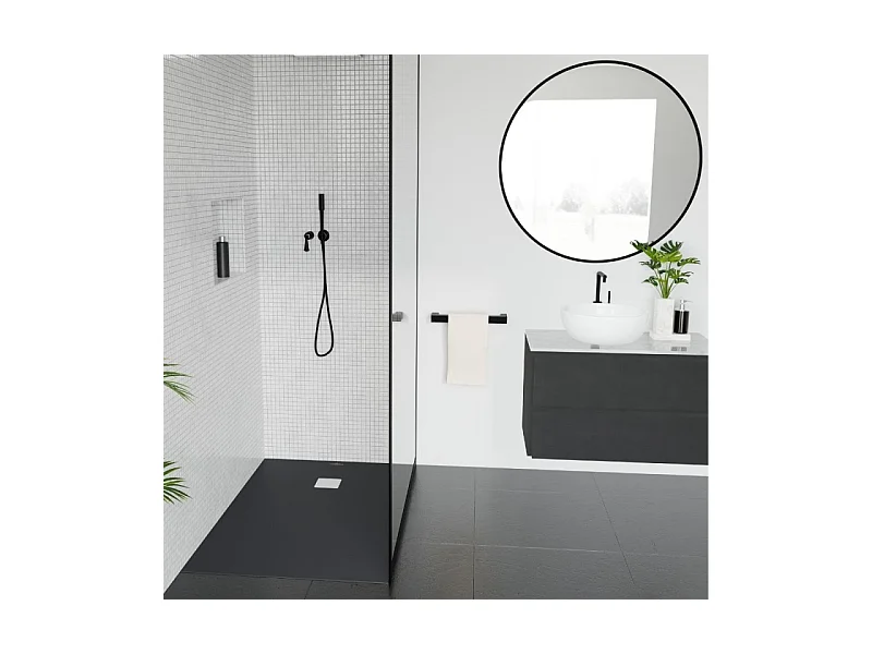 Receveur découpable 150 X 80 VILLEROY ET BOCH Exclusive rectangle anthracite