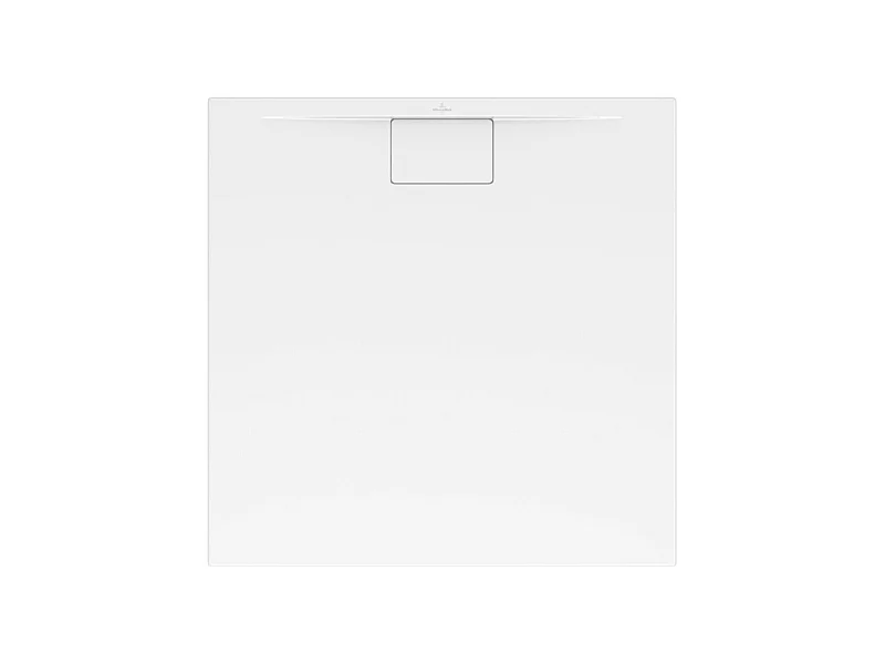 Receveur antidérapant 90 x 90 x 4,8 VILLEROY ET BOCH Architectura Metalrim acrylique carré edelweiss