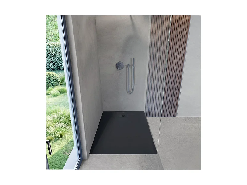 Receveur de douche 140 x 90 DURAVIT Sustano Gris anthracite