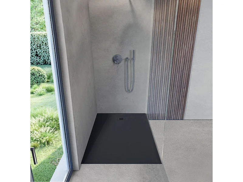 Receveur de douche 140 x 90 DURAVIT Sustano Gris anthracite