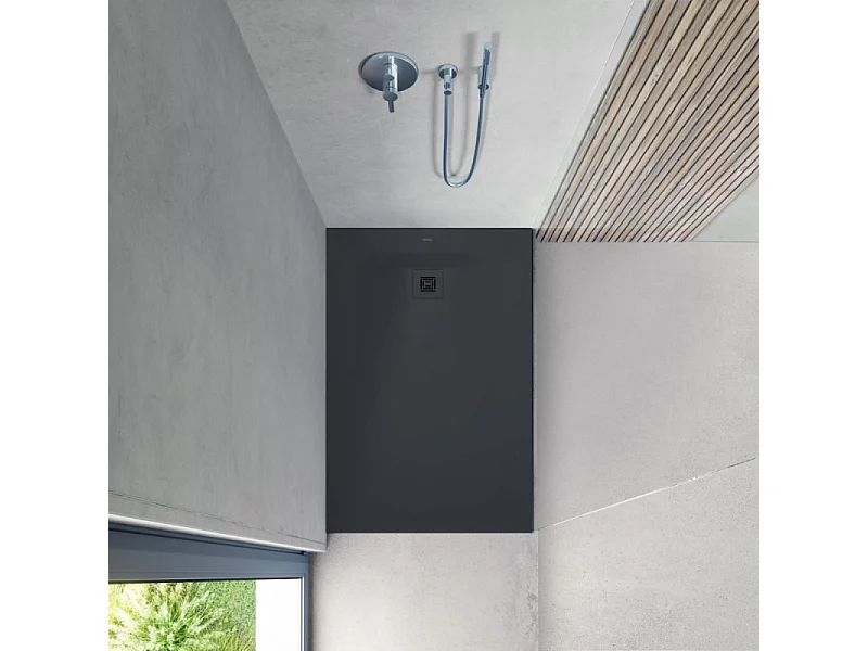 Receveur de douche 140 x 90 DURAVIT Sustano Gris anthracite