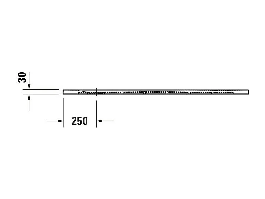Receveur de douche 140 x 90 DURAVIT Sustano Gris anthracite