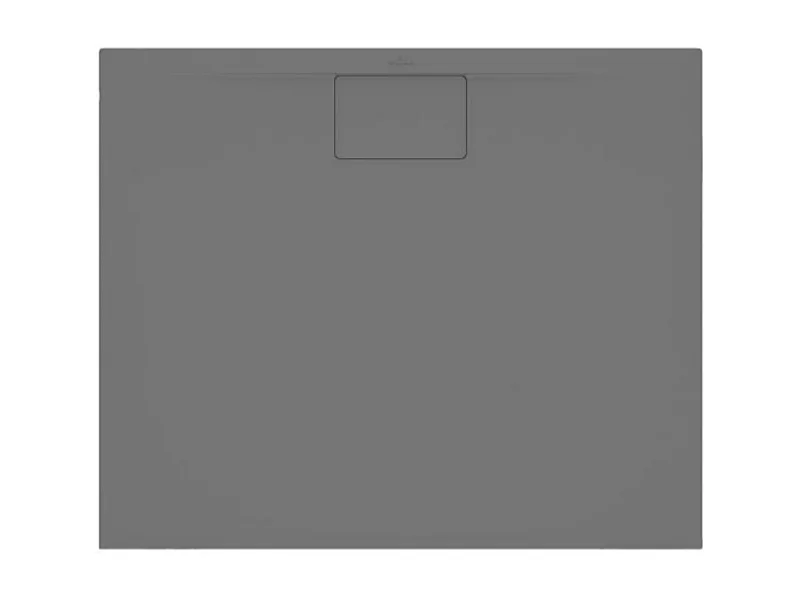Receveur antidérapant 100 x 80 VILLEROY ET BOCH Architectura Metalrim acrylique rectangle gris anthracite