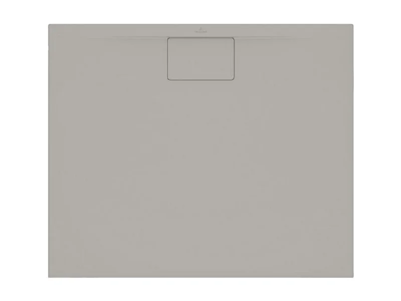 Receveur antidérapant 100 x 80 VILLEROY ET BOCH Architectura Metalrim acrylique rectangle gris