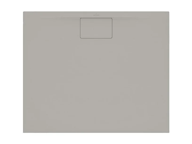 Receveur antidérapant 100 x 80 VILLEROY ET BOCH Architectura Metalrim acrylique rectangle gris