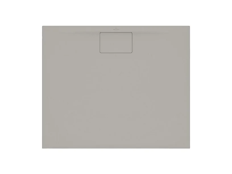 Receveur antidérapant 100 x 80 VILLEROY ET BOCH Architectura Metalrim acrylique rectangle gris