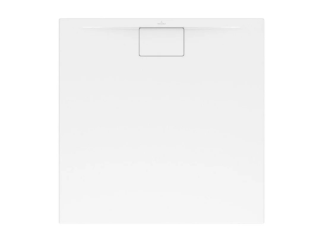 Receveur antidérapant 180 x 90 VILLEROY ET BOCH Architectura Metalrim acrylique rectangle gris