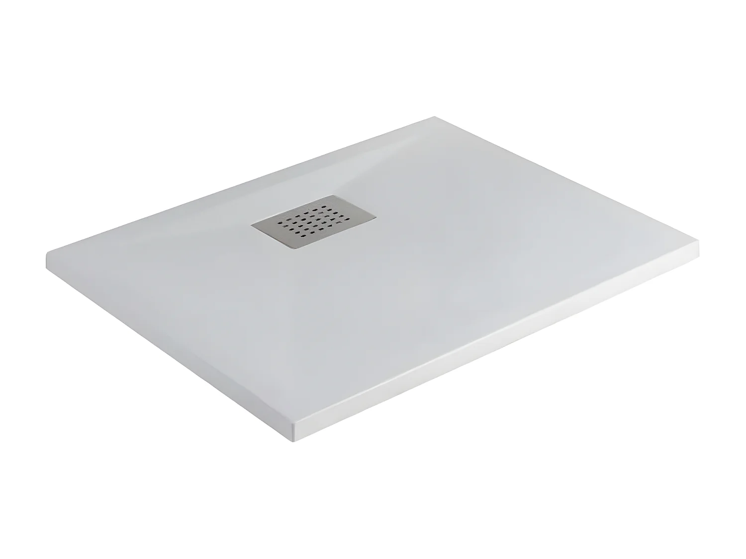 Receveur de douche antidérapant KINEDO Kinesurf biotec rectangle Blanc 100 x 70 x 4