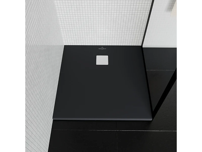 Receveur découpable 100 X 100 VILLEROY ET BOCH Exclusive carre anthracite