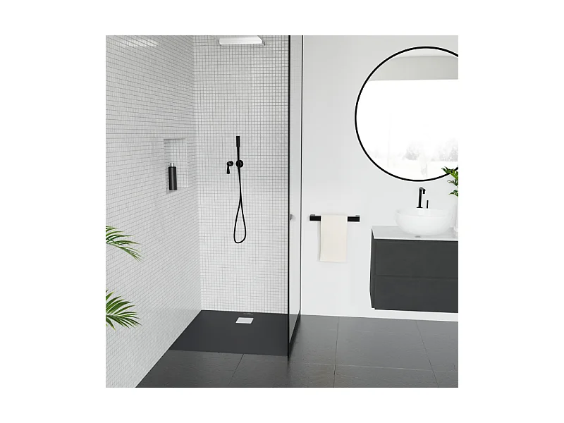 Receveur découpable 100 X 100 VILLEROY ET BOCH Exclusive carre anthracite
