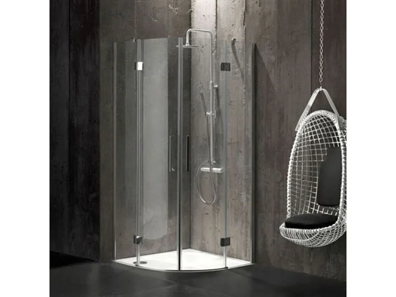 Receveur de douche antidérapant 100 x 80 JACOB DELAFON Flight quart de rond angle à droite