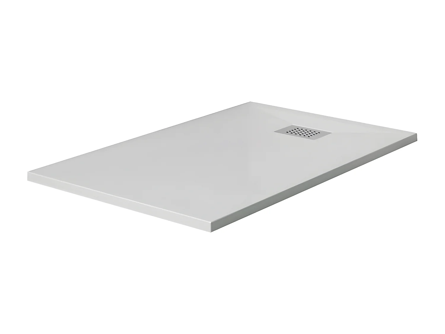 Receveur antidérapant KINEDO 120 x 70 Kinesurf biotec rectangle blanc