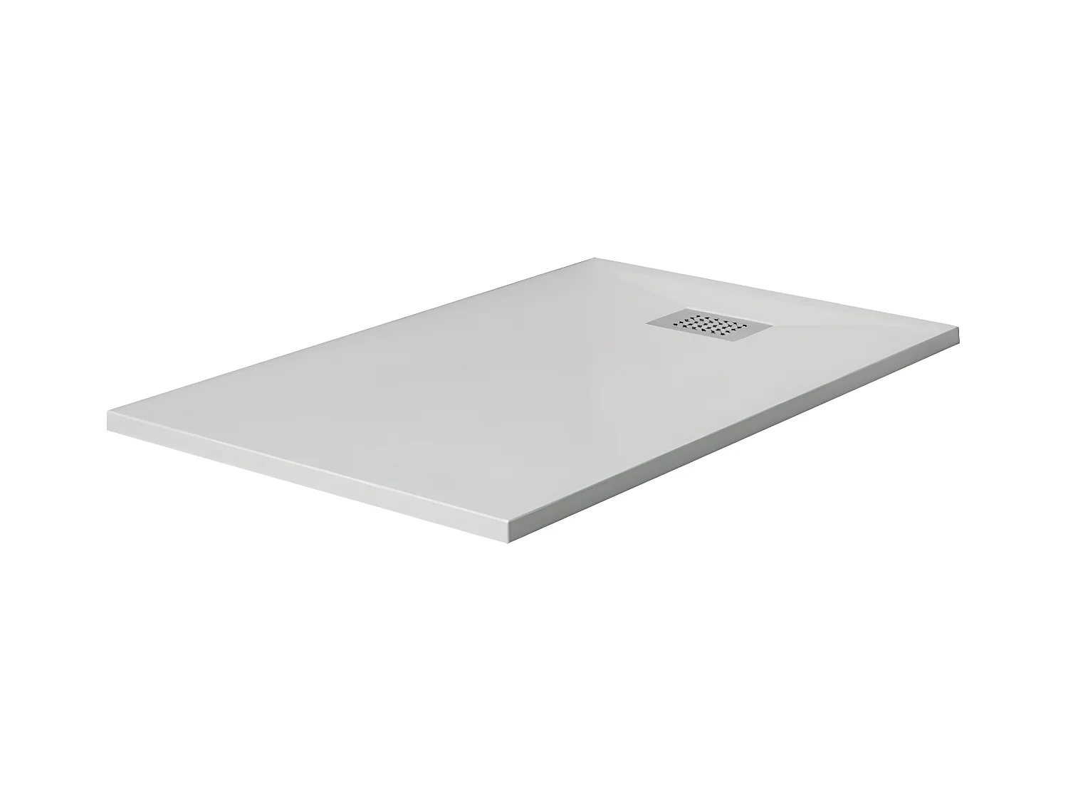 Receveur antidérapant KINEDO 120 x 70 Kinesurf biotec rectangle blanc