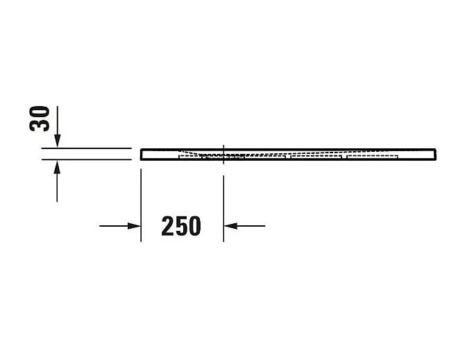 Receveur de douche 90 x 90 DURAVIT Sustano Blanc