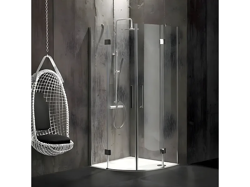 Receveur de douche extra-plat 90 x 90 cm JACOB DELAFON Flight Quart de rond Blanc