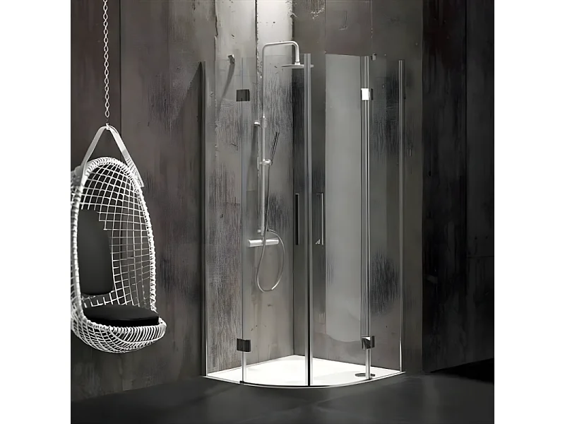 Receveur de douche 90 x 90 cm JACOB DELAFON Flight quart de rond blanc