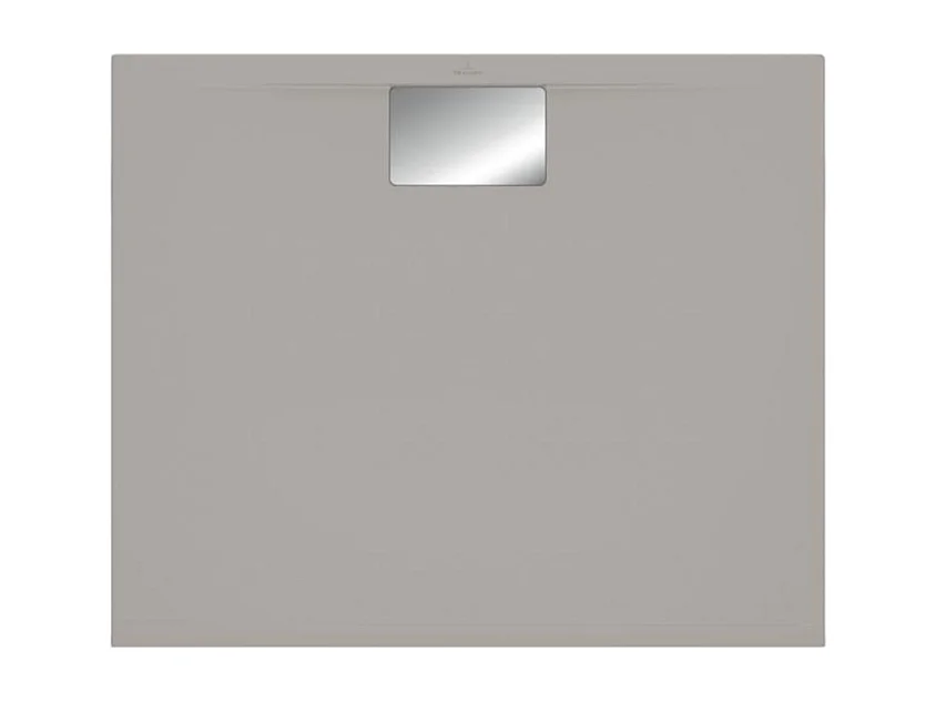 Receveur antidérapant 120 x 90 x 4,8 VILLEROY ET BOCH Architectura Metalrim acrylique rectangle gris