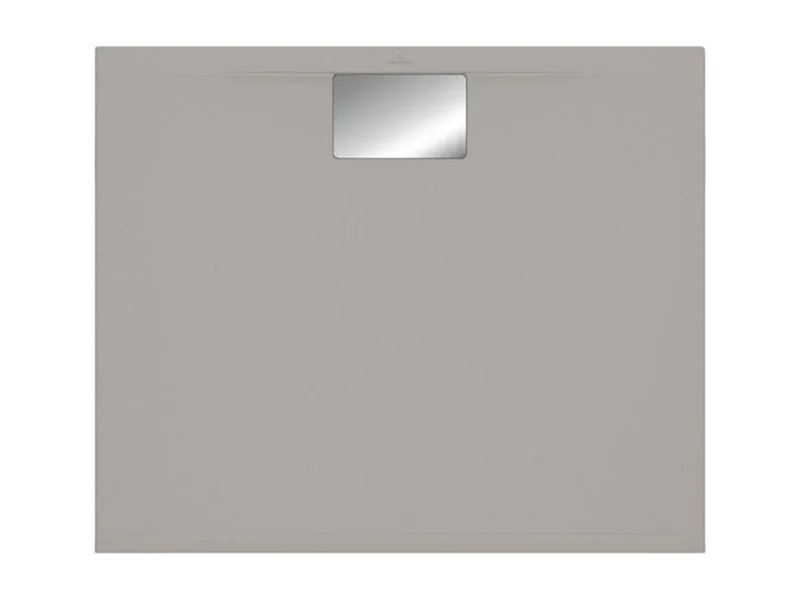 Receveur antidérapant 120 x 90 x 4,8 VILLEROY ET BOCH Architectura Metalrim acrylique rectangle gris