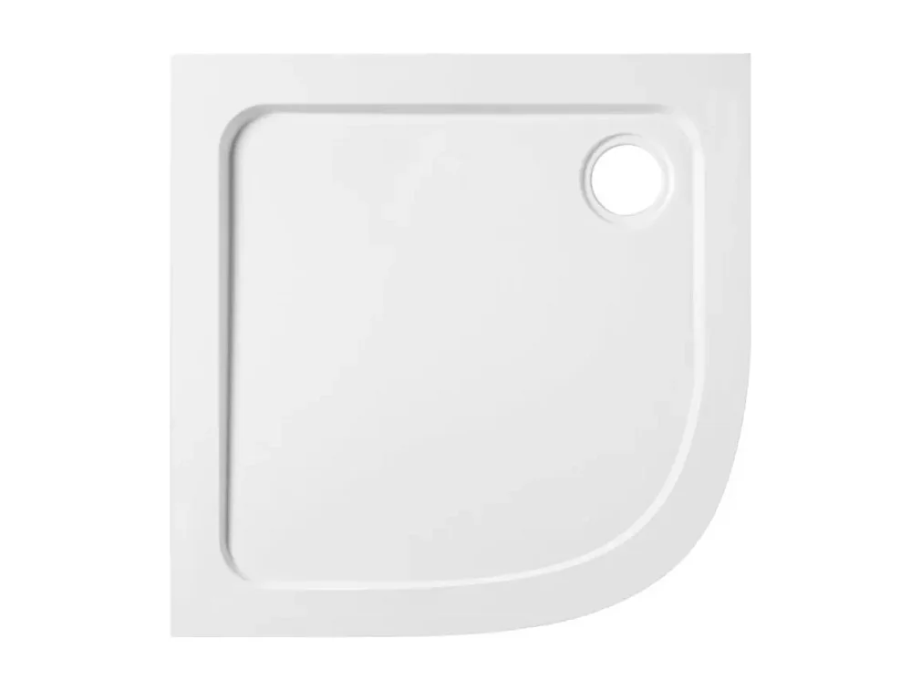 Receveur douche antidérapant JACOB DELAFON Flight, quart de rond 80 x 80 cm