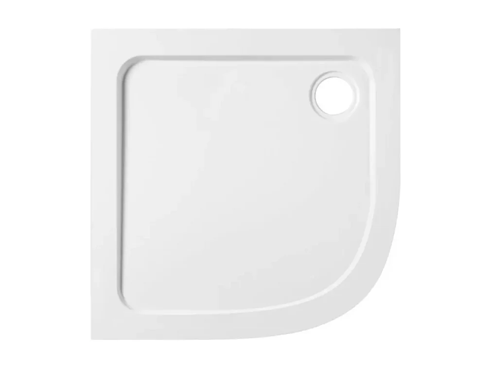 Receveur douche antidérapant JACOB DELAFON Flight, quart de rond 80 x 80 cm